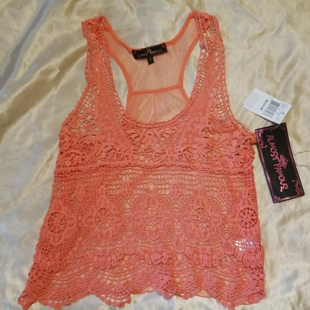Crocheted tank